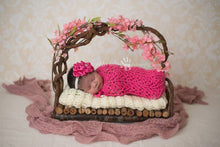 Load image into Gallery viewer, Hot Pink Newborn Swaddle Sack
