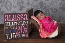 Load image into Gallery viewer, Hot Pink Newborn Swaddle Sack
