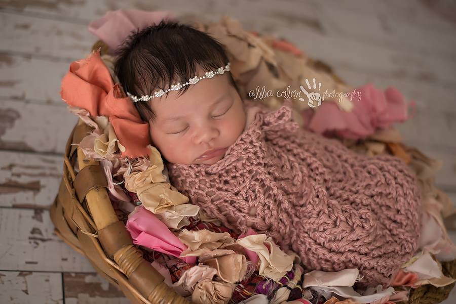 Dark Blush Newborn Swaddle Sack