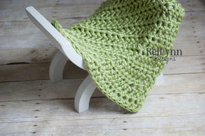 Sage Mini Chunky Blanket