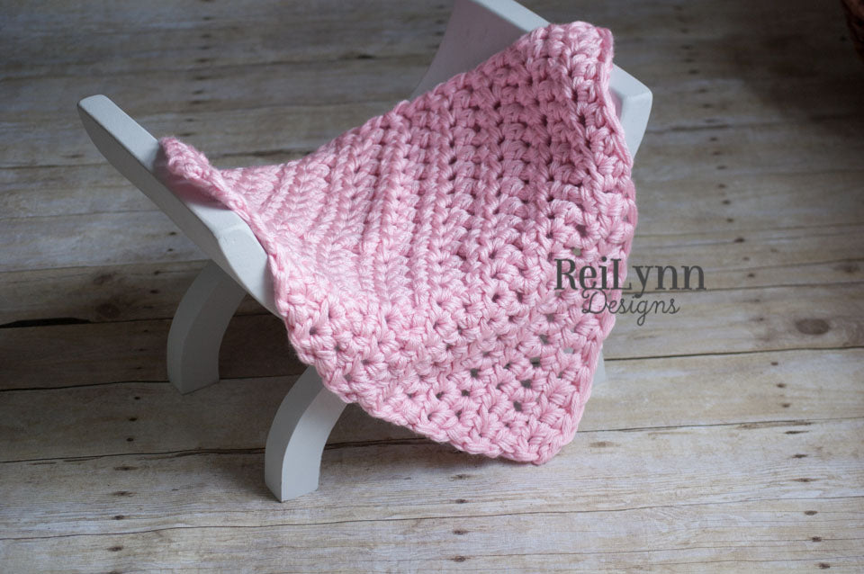 Pink Mini Chunky Blanket