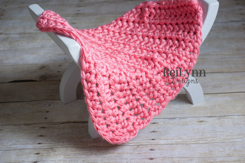 Coral Mini Chunky Blanket