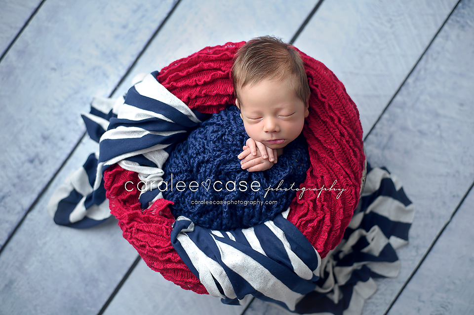 Navy Newborn Swaddle Sack