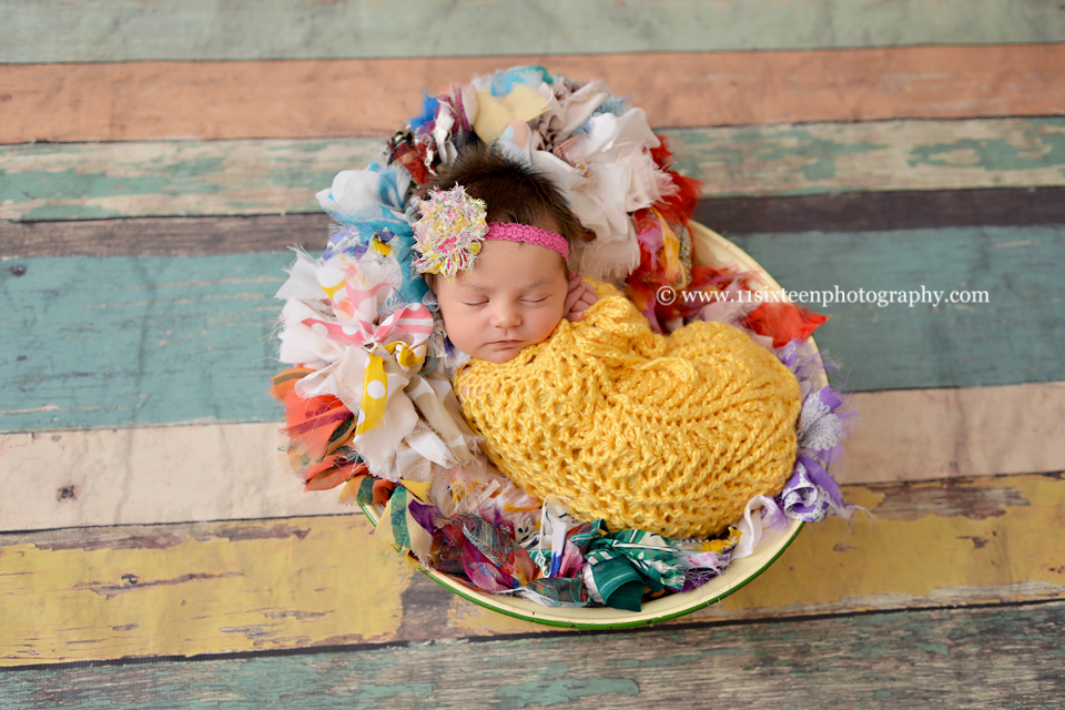 Yellow Newborn Swaddle Sack