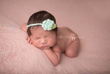 Load image into Gallery viewer, Tiny Rose Tie Back *Many Colors*
