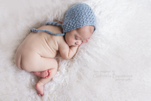 Load image into Gallery viewer, Henley Newborn Bonnet
