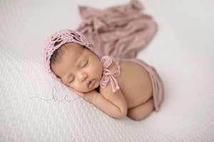 Lacy Newborn Bonnet *many colors*