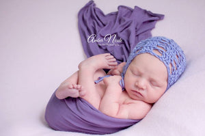 Lacy Newborn Bonnet *many colors*
