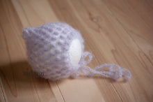 Load image into Gallery viewer, Pixie Mohair Newborn Bonnet
