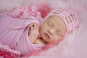 Lacy Newborn Bonnet *many colors*